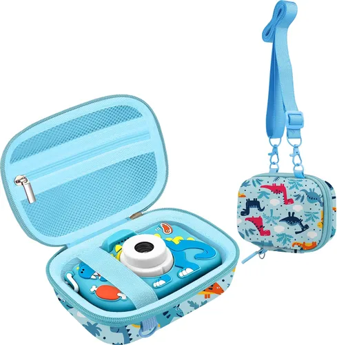 Leayjeen Funda para cámara para niños compatible con OUTUVAS/Goopow/Mgaolo/HOOMOON/Juguetes de cámara para niños y videocámara digital para niños,