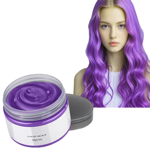 Miniatura 13 de Cera temporal de color dorado para el cabello, color rubio para hombres y mujeres, cera de tinte para el cabello, arcilla lavable para niñas de 4