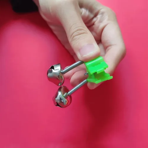 Miniatura 5 de Campanas de alarma de caña de pescar de plástico, campanas de pesca, campanas de caña de pescar, clips de campana de pesca de plástico, campanas
