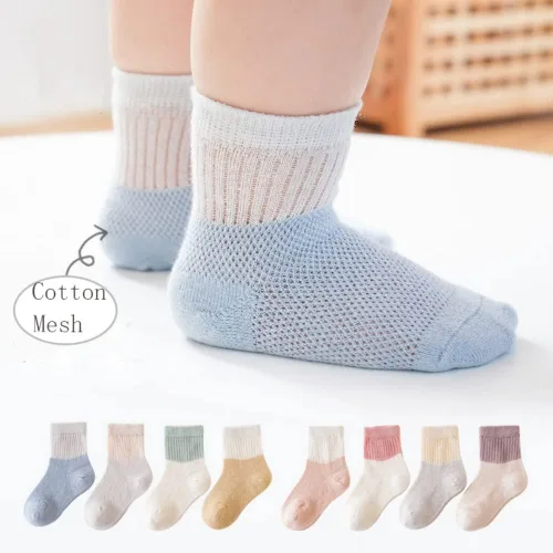Miniatura 2 de FYLuoke Baby Girls Boys Socks Unisex-Baby Infant Cotton Crew Socks for Skid Toddler Ankle Socks Set