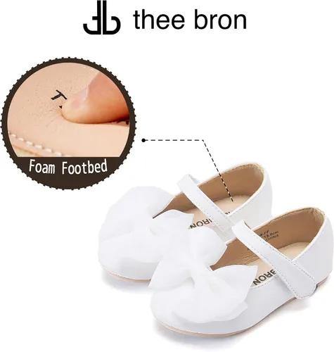 Miniatura 5 de Zapatos THEE BRON de vestir, planos, de ballet, Mary Jane, para niña pequeña