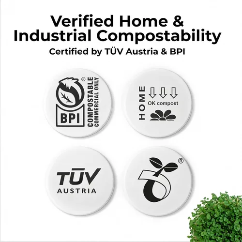 Miniatura 4 de Bolsas de basura compostables para contenedores de compost de cocina, bolsas de compost pequeñas de 1.3 galones para contenedor de encimera, bolsas