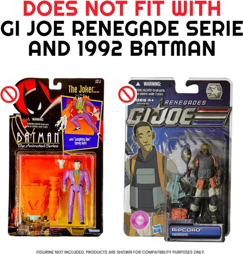 Miniatura 8 de EVORETRO Estuche de exhibición de figuras de acción para figuras de juguete en tarjeta de 3.75 pulgadas como Star Wars, Marvel Legends, Motu, GI