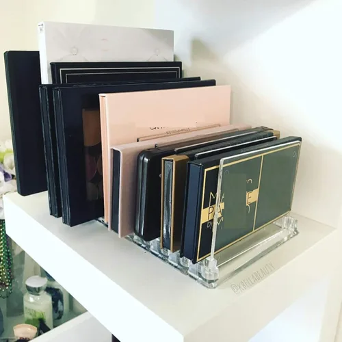 Miniatura 5 de Organizador de maquillaje de Alegory acrílico Paleta con divisores extraíbles 10 espacios se ajusta a todos los tamaños Paleta