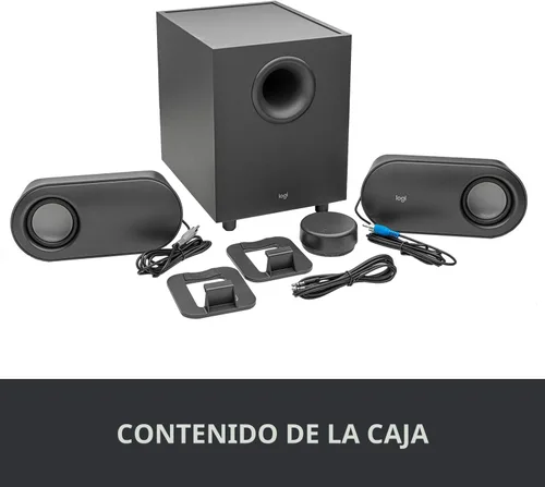 Miniatura 7 de Logitech Altavoces Bluetooth Z407 para computadora con subwoofer y control inalámbrico, sonido inmersivo, audio premium con múltiples entradas