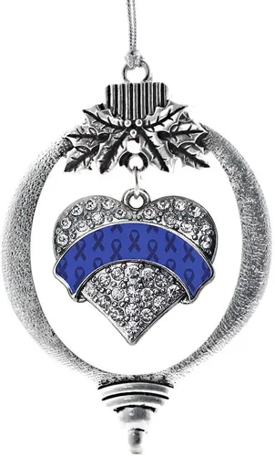 Miniatura 254 de Inspired Silver - Adorno con dije de hermana gemela - Adornos navideños de plata con circonitas cúbicas