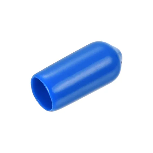 Miniatura 72 de uxcell 80 tapas de goma de 0.551 in de vinilo de identificación redonda tapa tapa de rosca de tornillo protectores negro