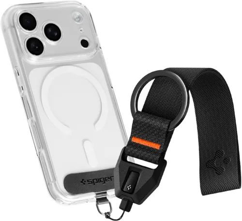 Spigen Life - Mosquetón con correa para llaves y artículos de transporte diario, llavero anillo mosquetón - Padre
