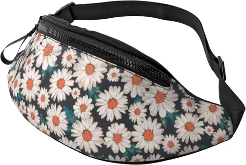Miniatura 22 de Cangurera de camuflaje con diseño de bandera estadounidense de camuflaje para hombres y mujeres, correa ajustable para viajes, senderismo, ciclismo