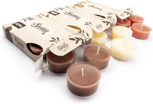 Miniatura 15 de Velas navideñas de alta calidad, paquete de 3 (18 velas de té altamente perfumadas) – Dicken's Navidad, árbol de Navidad, Nochebuena – Hecho
