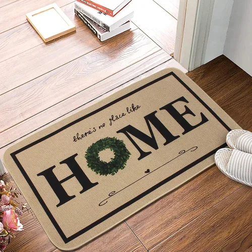 Miniatura 5 de ONWAY Tapete de bienvenida para interiores de 18 x 29 pulgadas, tapete de bienvenida antideslizante para el interior de la casa y la entrada