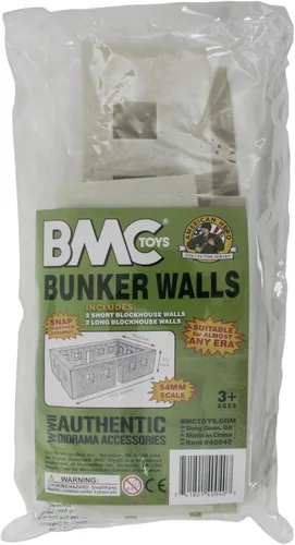 Miniatura 3 de BMC WW2 Bunker Walls - Accesorio de plástico para hombres del ejército Bronceado