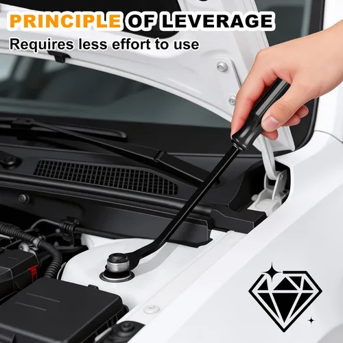 Miniatura 3 de EldHus Herramienta Removedora de Sujetadores de Automóvil - Herramienta de Remoción de Panel de Puerta Kit Extractor de Clips Automotrices, Remover