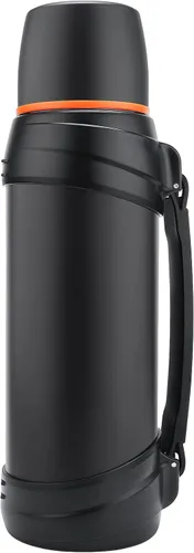 Miniatura 14 de Termos de café grandes de 64 onzas / medio galón para viajes, jarra de agua aislada al vacío clásica con taza de plástico, botella de bebida aislada
