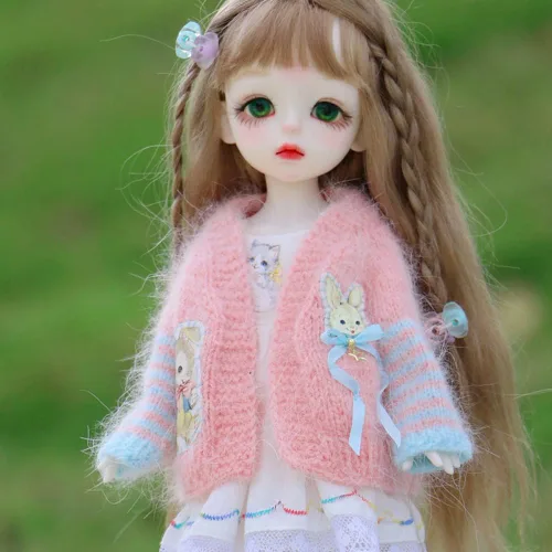 Miniatura 9 de 3 bolas de lana de cachemira de visón, pelo de lujo, pelo largo, de felpa larga, para tejer a mano, ganchillo, proyecto de bricolaje, 5.29 oz (beige)