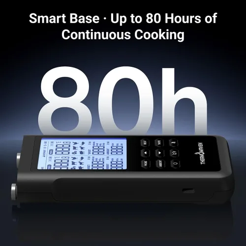 Miniatura 7 de ThermoMaven Termómetro inalámbrico inteligente para carne de 3000 pies – Sub-1G de largo alcance, 6 sensores de precisión certificada por NIST, 2