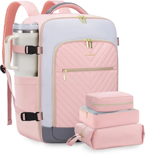 Miniatura 17 de LOVEVOOK Mochila de Viaje Grande, Mochila de Equipaje de Mano para Aviones, Viajes