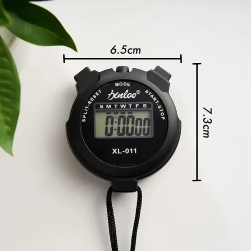 Miniatura 3 de Cronómetro digital personalizado con foto y texto, pantalla grande, funciones de regazo y división, calendario de reloj, alarma - Cronómetro
