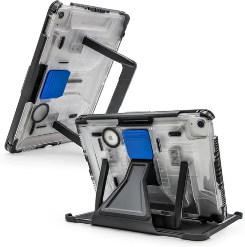 Miniatura 10 de PIVOT A22A - Funda resistente para iPad (A16), iPad (10ª generación), protección de grado militar con sistema de montaje universal y soporte, piloto