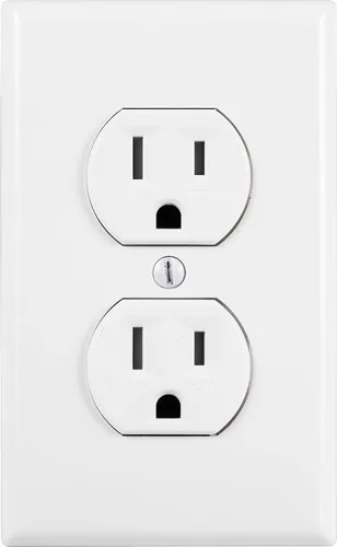 Miniatura 5 de GE Enchufe dúplex a tierra, receptáculo de pared, tomas resistentes a manipulaciones, toma eléctrica de 3 puntas, fácil de instalar, 15 amperios