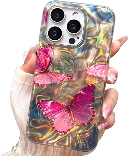 Miniatura 59 de I-MGAE-IN-AR Funda compacta para iPhone 11, diseño de mariposa, marco de protección de lente de cámara con diamante 3D, bonitas fundas protectoras