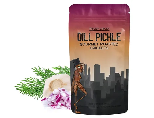 Tricky Cricky Bocadillos Comestibles de Grillo con Sabor para Humanos – Cultivados en Estados Unidos – Snacks Gourmet Únicos y Saludables para