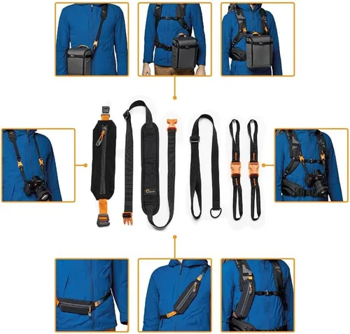 Miniatura 5 de Lowepro PhotoSport BP 24L AW III, mochila para cámara de senderismo, con acceso lateral, con inserto de cámara extraíble, con sistema de correa