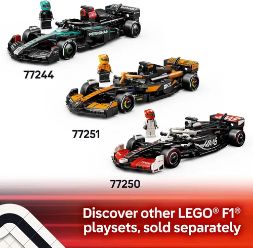 Miniatura 7 de LEGO Speed Champions BWT Alpine F1 Team A524 Auto de Carrera de Juguete - Juego de Construcción para Niños, Niños y Niñas, Edades 10+ - Auto