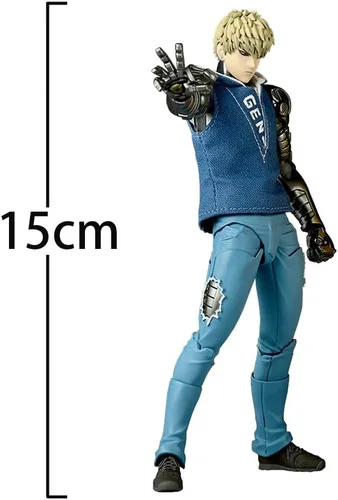 Miniatura 7 de QAHEART Figuras de Genos - Figuras de anime Saitam, estatuas ultra móviles con piezas intercambiables, adornos de figura de acción de anime de 5.9