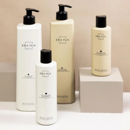 Miniatura 9 de Acondicionador sin tonificación amarilla para cabello rubio, plateado, cristal brillante y morado champú rubio fórmula hidratante de latón Hecho