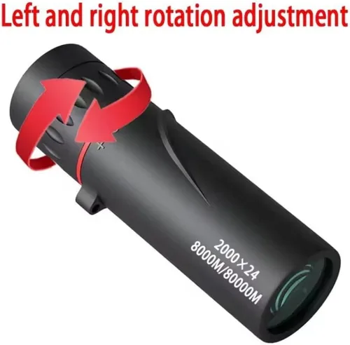 Miniatura 3 de Telescopio monocular compacto de alta potencia, tubo individual portátil de aumento 8X para senderismo, observación de aves, observación