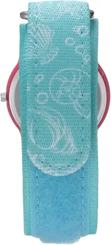 Miniatura 2 de Disney Princess Time Teacher - Reloj analógico de cuarzo y nailon para niños Azul Patchwork