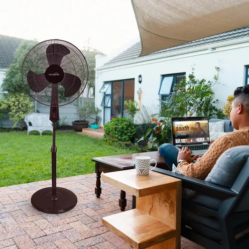 Miniatura 4 de HomePointe FS40-19MB Ventilador Oscilante de Soporte, Negro, 16 In. - Cantidad 1