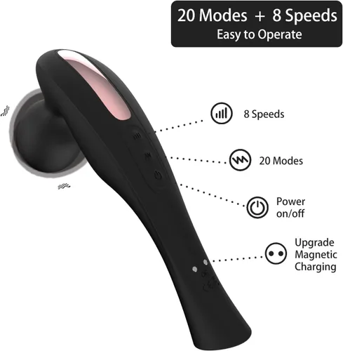 Miniatura 3 de Masajeador de espalda eléctrico inalámbrico, portátil, portátil, Fuigarry de cuerpo completo, para masaje de hombros, cuello y tejido profundo, Negro