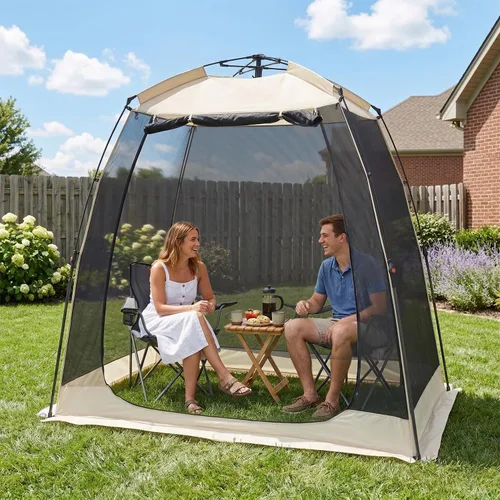 Alvantor® Screen House Gazebo, Pop Up Screen Tent, Instant Screen Room with Carry Bag, Outdoor Mosquito Tent Camping, Sun Shade Shelter for Patio,