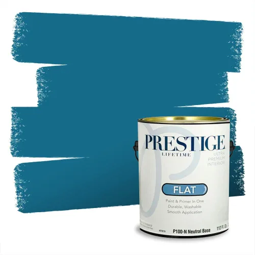 Miniatura 260 de Pintura Exterior + imprimación PRESTIGE, todo-en-uno, 1 galón, acabado mate, color comparable al Valspar* Royal Gray* VS151-Gris real