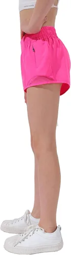 Miniatura 3 de Aurefin Pantalones cortos deportivos para niñas, pantalones cortos ligeros para correr para adolescentes, niñas, pantalones cortos deportivos