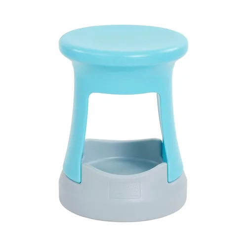 Miniatura 14 de ECR4Kids Taburete tambaleante de almacenamiento activo, altura del asiento de 18 pulgadas, muebles para niños, color negro
