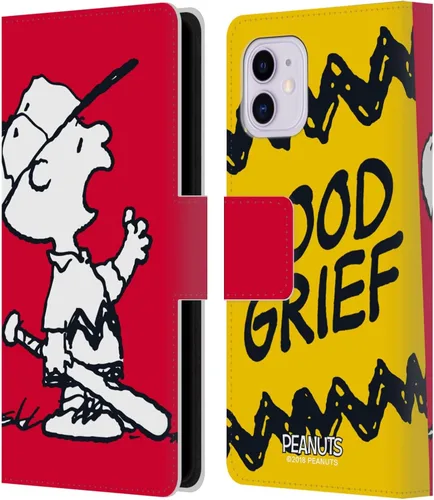 Miniatura 20 de Head Case Designs Funda de piel con licencia oficial de Peanuts Snoopy & Woodstock Balloon Halfs and Laughs para Apple iPhone 7/8/SE 2020 y 2022