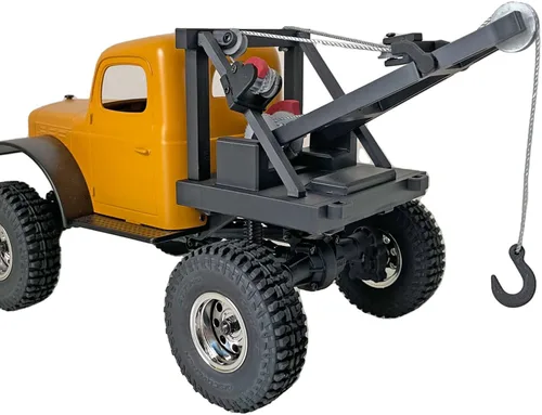 Miniatura 3 de Piezas de actualización de auxilio para FCX24 Power Wagon RC Crawler Truck Bed(NO camión incluido) - Negro