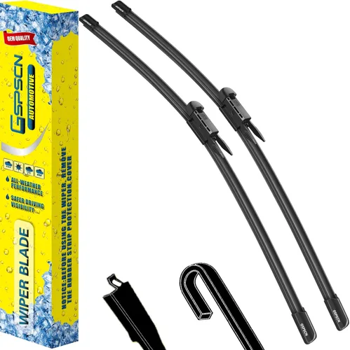 Miniatura 36 de GSPSCN 2 limpiaparabrisas de repuesto para Cooper R55, R56, R57, 2013, 2014, 2015, 19 + 18 pulgadas (juego de 2)