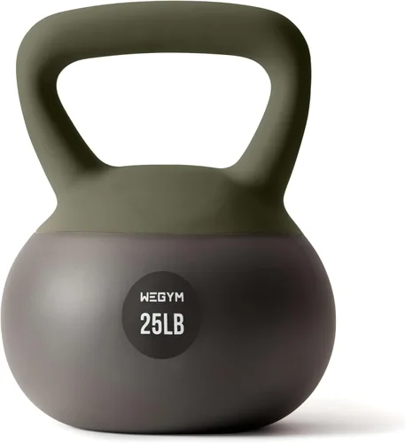 Miniatura 12 de WeGym Mancuernas suaves con base resistente a impactos acolchada y mango antideslizante de agarre ancho para entrenamientos en casa, levantamiento