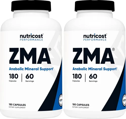 Miniatura 7 de Nutricost ZMA 180 Cápsulas (2 Botellas)
