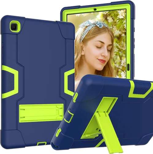 Miniatura 15 de Funda para Tablet de Samsung Galaxy Tab A7 10.4 2020, Funda Protectora de Alta Resistencia y a Prueba de Golpes de PC de Silicona con Soporte