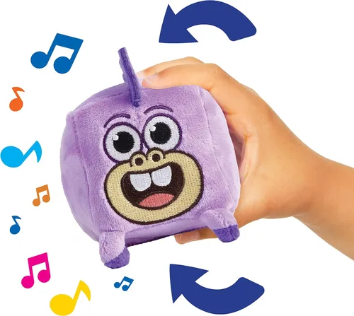 Miniatura 2 de Baby Shark's Big Show! Cubo de canción – Chucks Plushie con canción temática de Baby Shark – Bonitos animales de peluche para niños pequeños