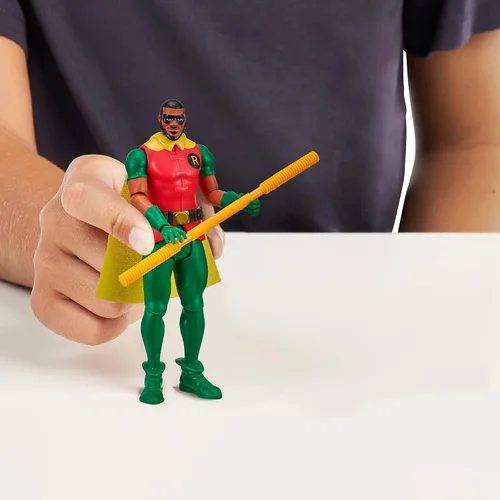 Miniatura 3 de Moose Toys- Space Jam: A New Legacy, figura de acción Baller, Lebron James de 5 pulgadas (Robin).