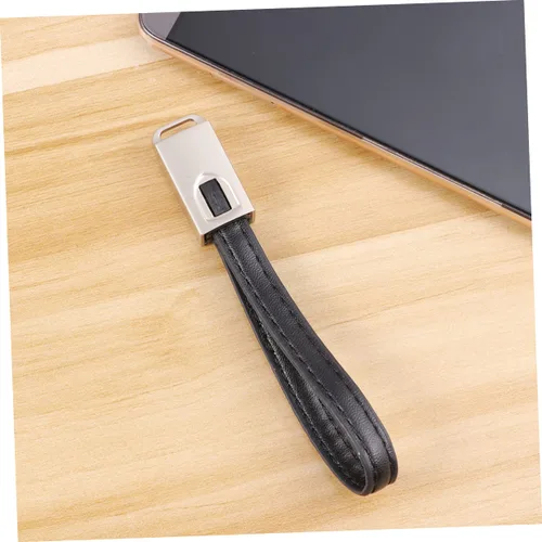 Miniatura 4 de OSALADI 3 unids -c cable USB en espiral llavero teléfono teléfono teléfono carga cable de carga de datos cargador útil