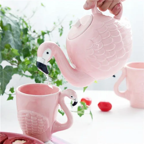 Miniatura 5 de JointVictory Taza de café de flamenco rosa de 15 onzas, taza de flamenco, regalo de Navidad y cumpleaños para mujeres, esposa, día de la madre