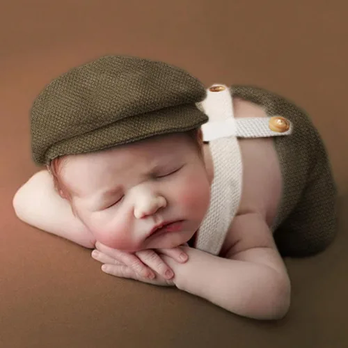 Miniatura 11 de Holibeat Accesorios de Fotografía para Bebé Recién Nacido Niño Trajes de Sesión de Fotos para Bebé Niño Trajes Romper de Caballero Infantil