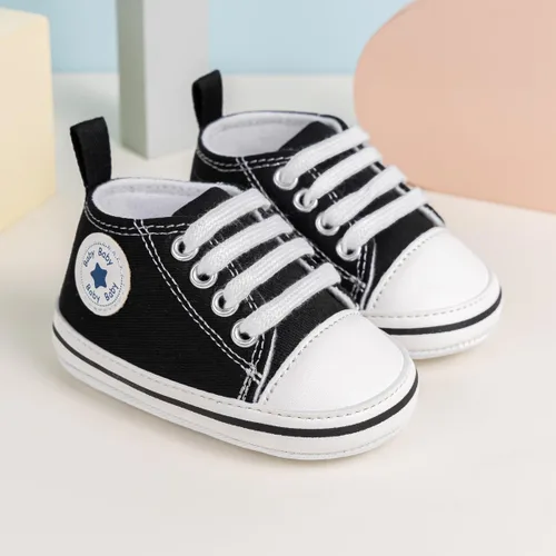 Miniatura 9 de KIDSUN zapatos deportivos altos hasta el tobillo para bebés, niños y niñas con suela antideslizante, suaves, para recién nacidos, zapatos